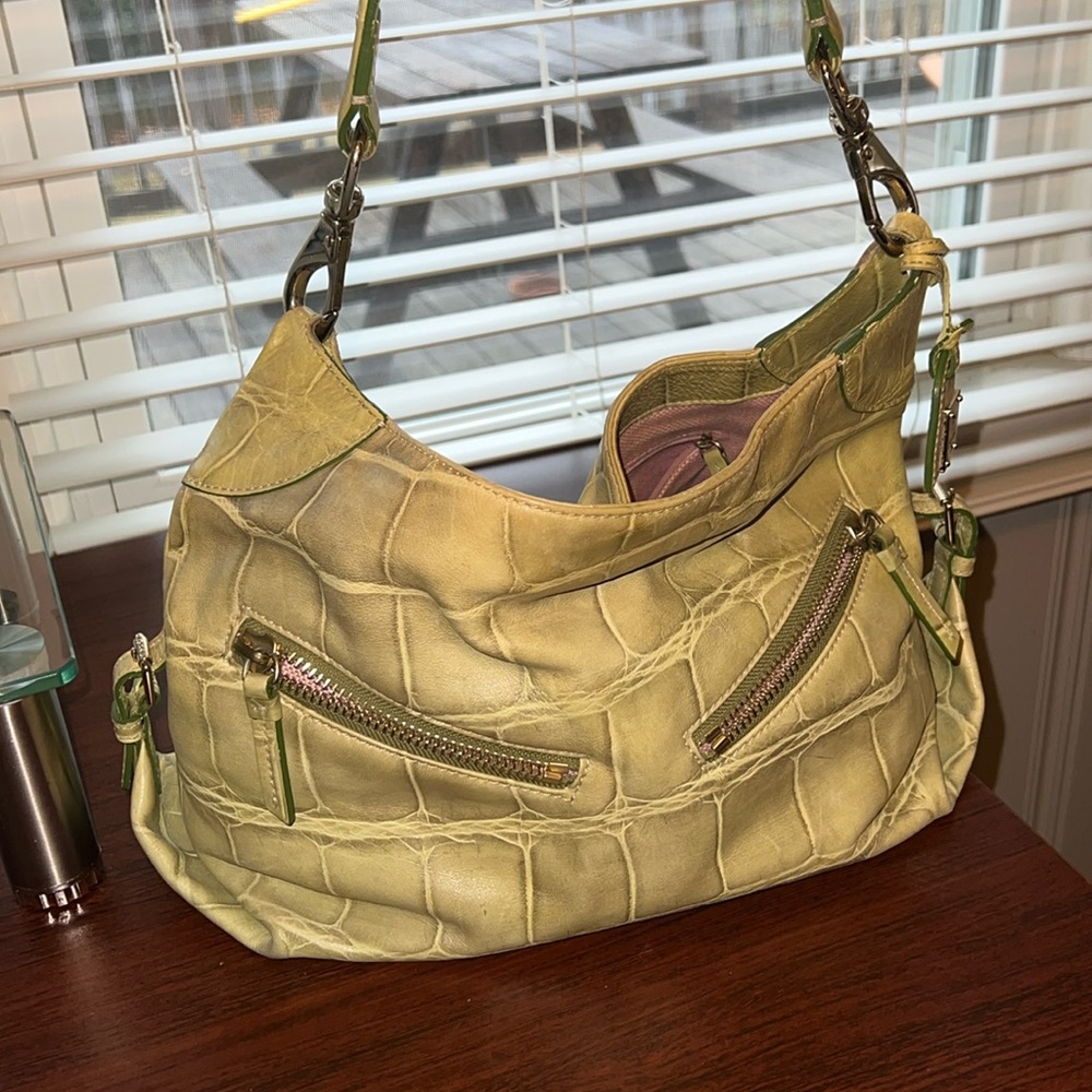 Dooney & Burke Bright Green Leather